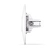 TV socket single white VIDEX BINERA