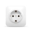 Single external schuko socket IP20 white VIDEX BINERA