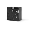 Surface mounting box single black graphite VIDEX BINERA