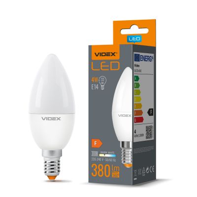 LED Bulb VIDEX-E14-C37-4W-WW