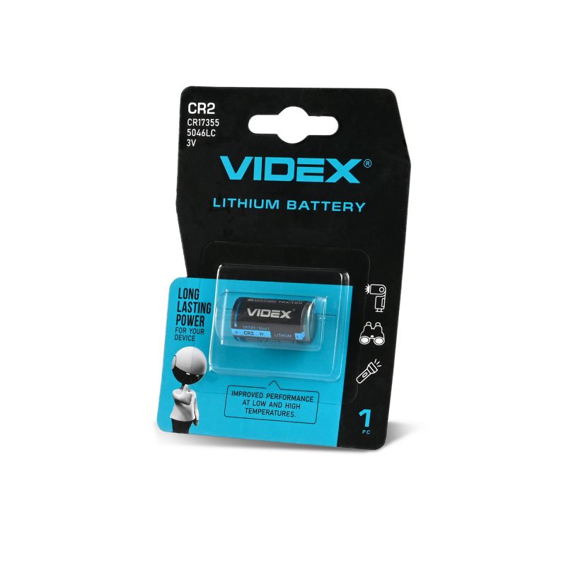 Lithium battery VIDEX CR2 1pc BLISTER CARD