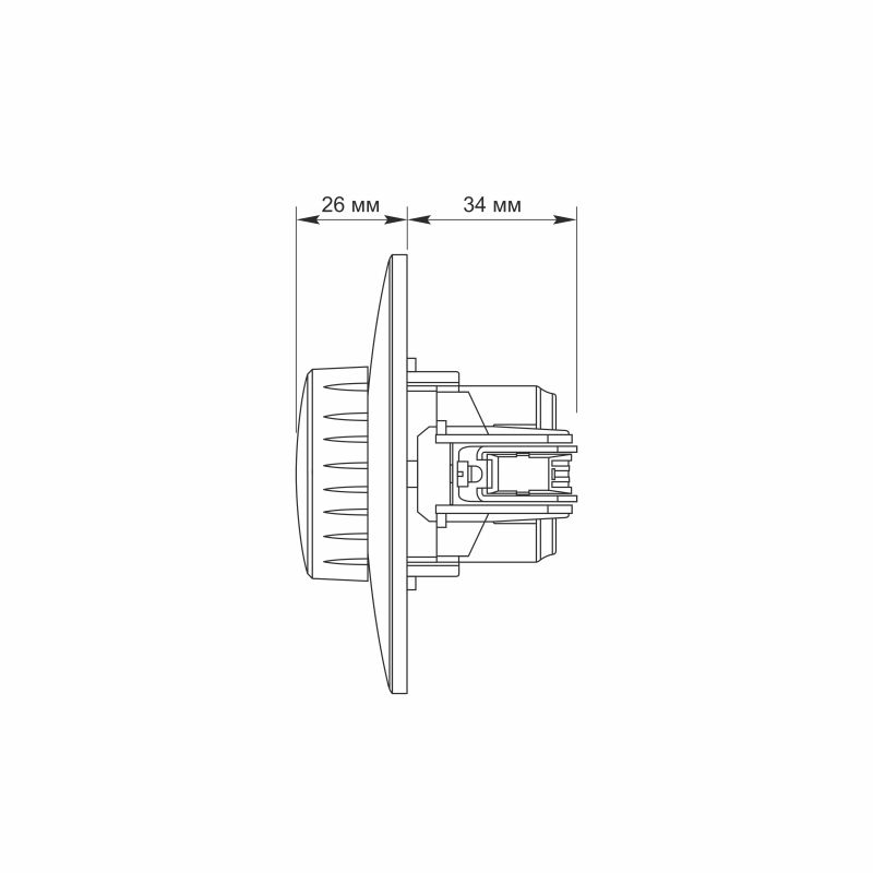 Dimmer LED 200W white VIDEX BINERA