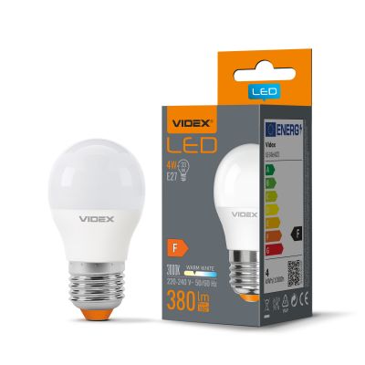 LED Bulb VIDEX-E27-G45-4W-WW