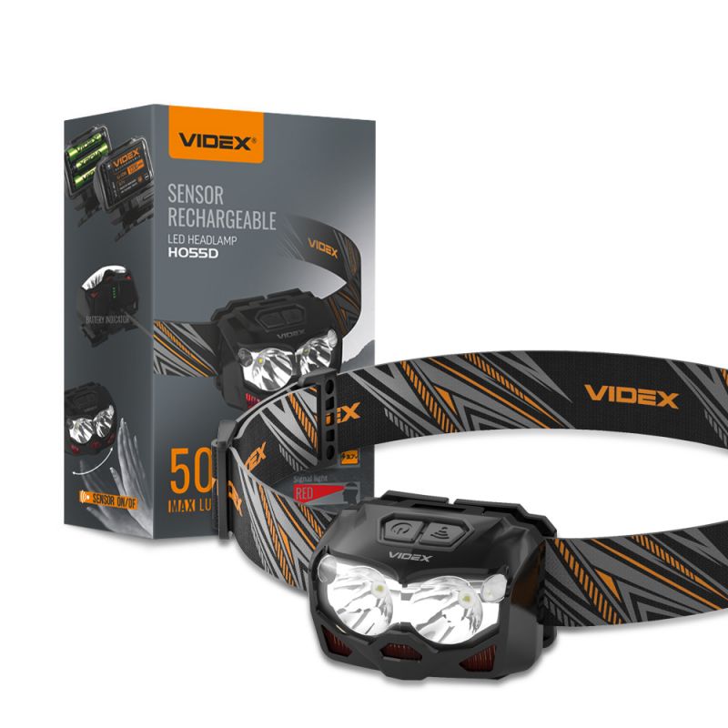 LED Headlamp VIDEX VLF-H055D 500Lm 5000K