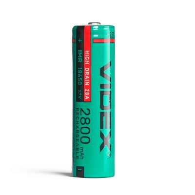 Lithium-ion battery VIDEX 18650 20A 2800mAh with high current bulk/1pc