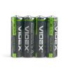 Alkaline battery VIDEX LR6/AA 4pcs x 15packs SHRINK