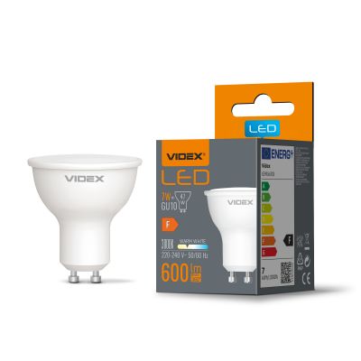 LED Bulb VIDEX-GU10-7W-WW