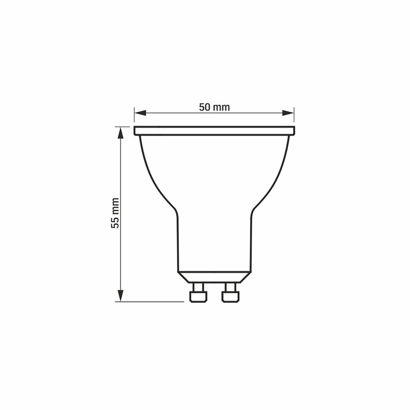 LED Bulb VIDEX-GU10-7W-WW