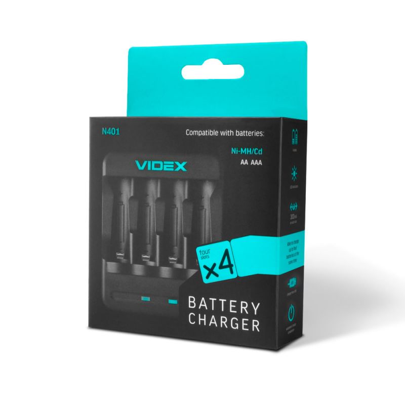Universal Battery charger VIDEX VCH-N401
