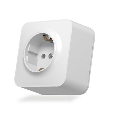 Surface-mounted single Schuko socket IP20 white VIDEX BINERA