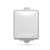 External switch 1 gang IP65 gray VIDEX BINERA