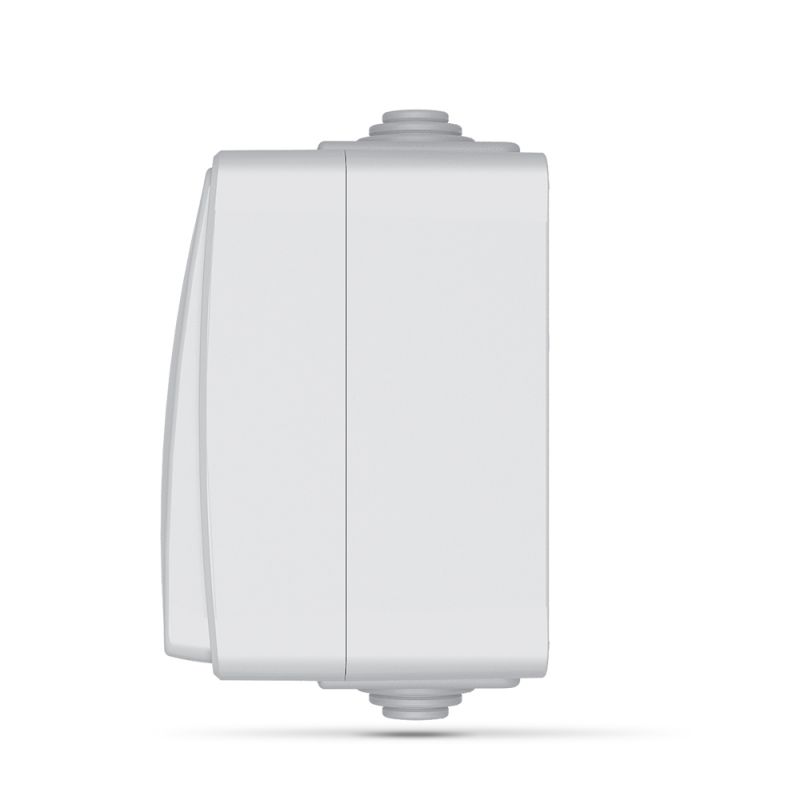 External switch 1 gang IP65 gray VIDEX BINERA