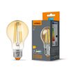 LED Bulb VIDEX Filament A60FA 10W E27 2200K bronze