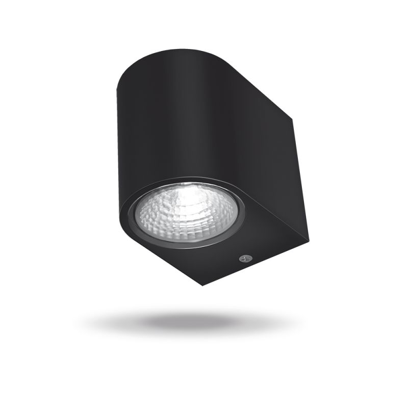 Facade luminaire VIDEX-3W-PELLE-BLACK