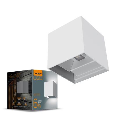 Facade double-sided luminaire VIDEX-6W-ERIC-WHITE