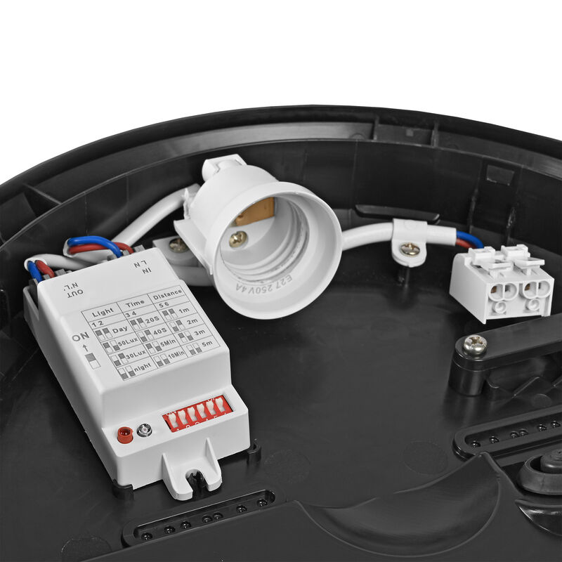 Ceiling-mounted Light Fixture with microwave motion sensor VIDEX VL-BHR-E2726SB 