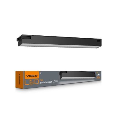 LED Linkable Linear Light VIDEX 24W 0.6М 5000K 2400Lm Black