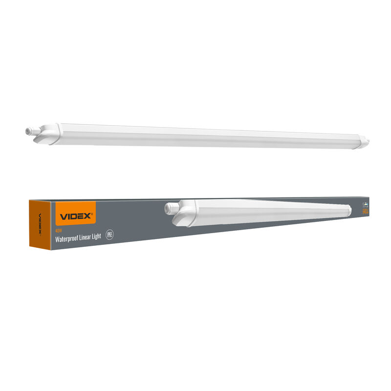 LED Linkable Linear Light IP65 VIDEX 40W 1.2М 5000K 6400Lm White