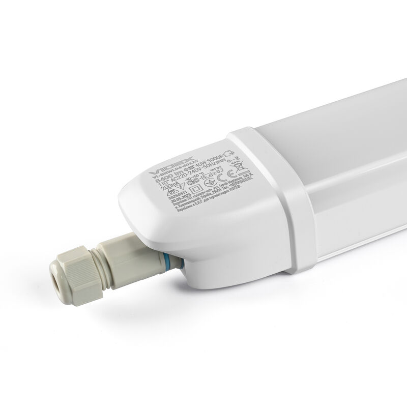 LED Linkable Linear Light IP65 VIDEX 40W 1.2М 5000K 6400Lm White