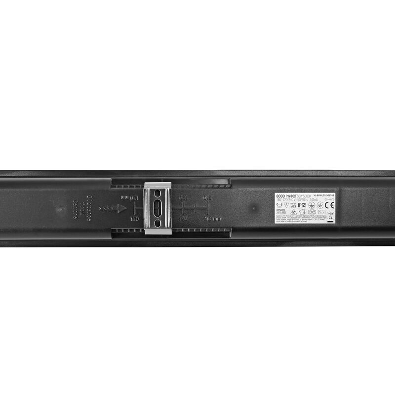 LED Linkable Linear Light IP65 VIDEX BNWL05 50W 1.5М 5000K 8000Lm Black
