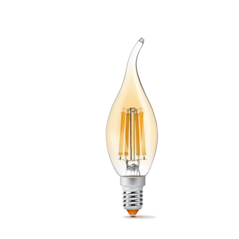 LED Bulb VIDEX Filament C37FtA 6W E14 2200K bronze