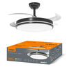 LED Ceiling Light with fan VIDEX CLF01 60W 3000K-4200K-6000K 230V Black