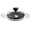 LED Ceiling Light with fan VIDEX CLF01 60W 3000K-4200K-6000K 230V Black