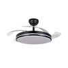 LED Ceiling Light with fan VIDEX CLF01 60W 3000K-4200K-6000K 230V Black