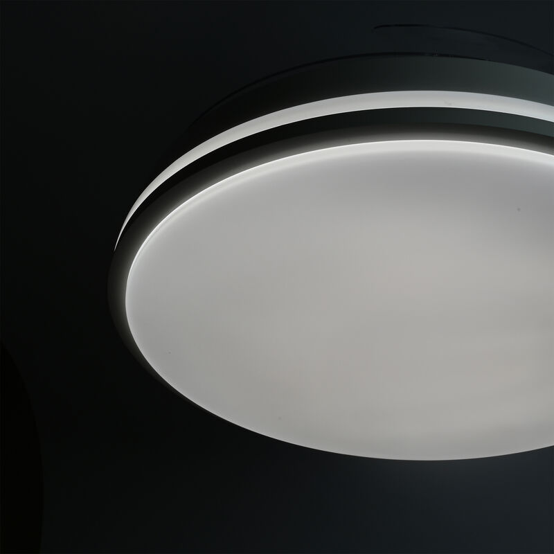 LED Ceiling Light with fan VIDEX CLF01 60W 3000K-4200K-6000K 230V Black