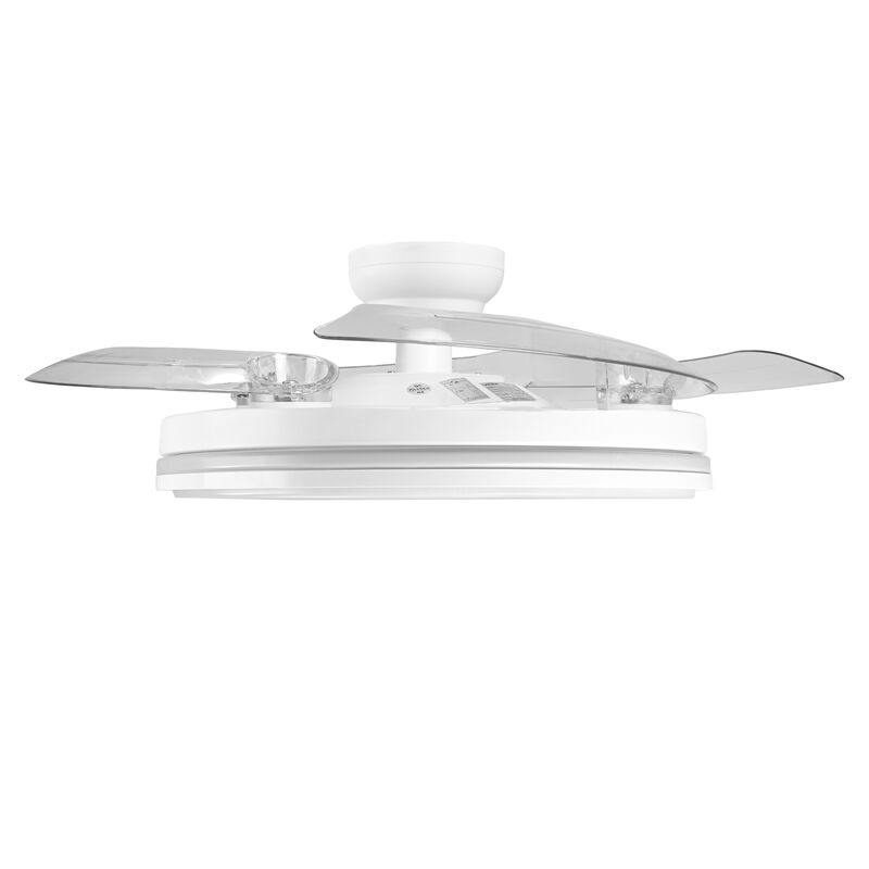 LED Ceiling Light with fan VIDEX CLF01 60W 3000K-4200K-6000K 230V White
