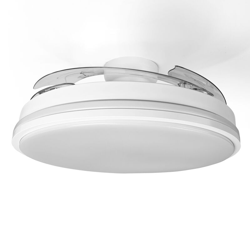 LED Ceiling Light with fan VIDEX CLF01 60W 3000K-4200K-6000K 230V White