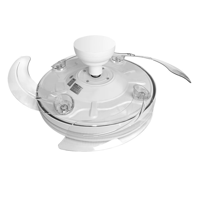 LED Ceiling Light with fan VIDEX CLF01 60W 3000K-4200K-6000K 230V White