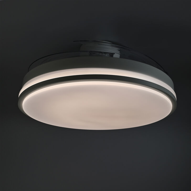 LED Ceiling Light with fan VIDEX CLF01 60W 3000K-4200K-6000K 230V White