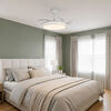 LED Ceiling Light with fan VIDEX CLF01 60W 3000K-4200K-6000K 230V White