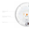 LED Emergency Ceiling Light with motion sensor VIDEX VL-CLR-EM300-2