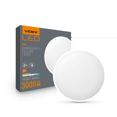 LED Emergency Ceiling Light with motion sensor VIDEX VL-CLR-EM300-2