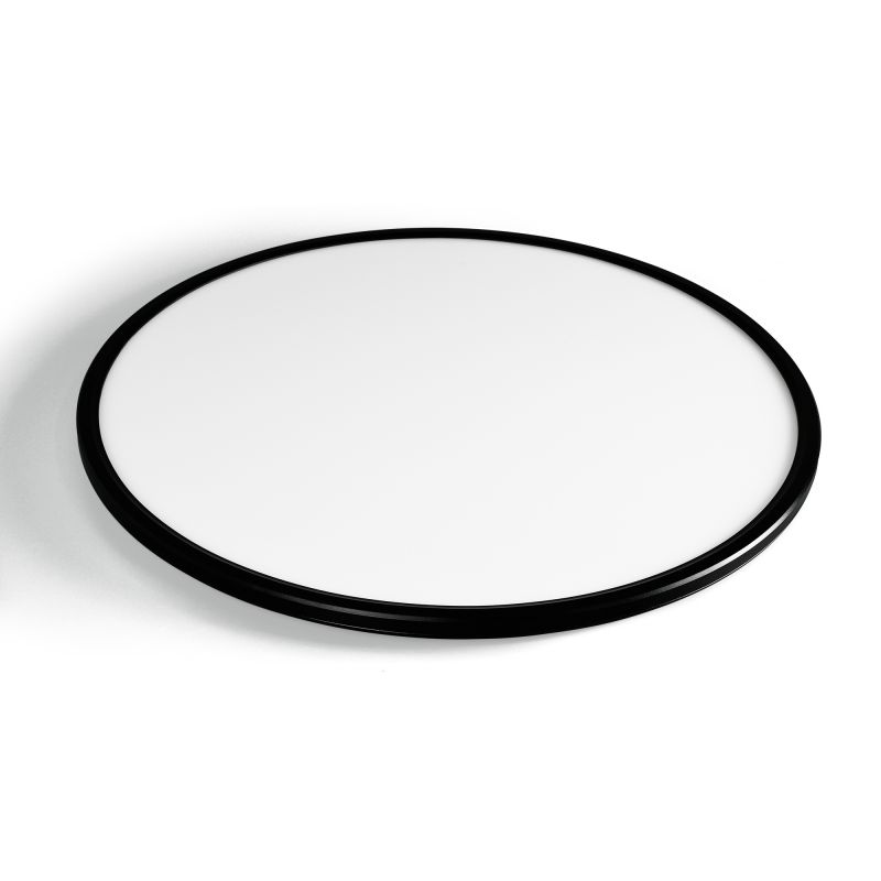LED Oprawa sufitowa z dekoracyjnym podświetleniem VIDEX DL5R 44W 3000K-4000K-5000K 220V czarna