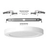 LED Ceiling Light VIDEX DL6R 12W 3000K-4000K-65000K 230V White