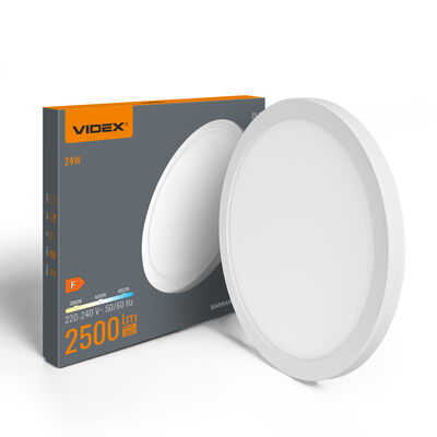 LED Ceiling Light VIDEX DL6R 24W 3000K-4000K-65000K 230V White