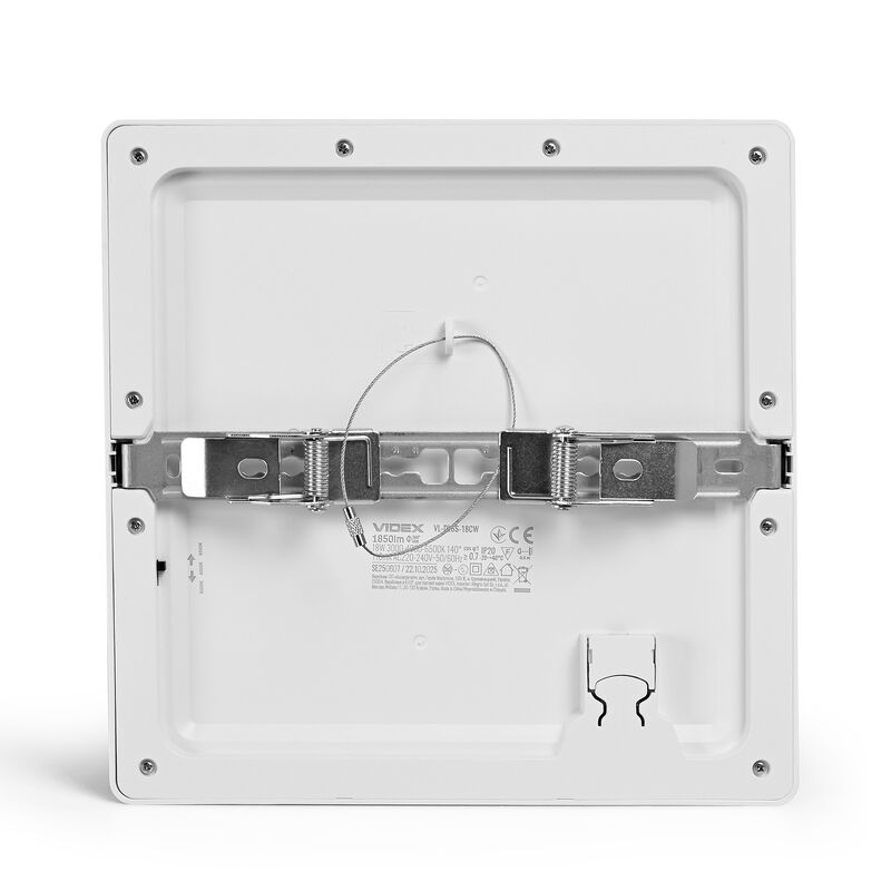 LED Ceiling Light VIDEX DL6S 18W 3000K-4000K-65000K 230V White