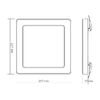 LED Ceiling Light VIDEX DL6S 18W 3000K-4000K-65000K 230V White