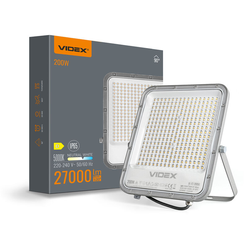 LED Floodlight VIDEX-FLOOD-LED-DAVIS-200W-NW