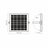 LED Solar Floodlight with motion sensor VIDEX VL-FSO4-205-S 1400Lm 5000K