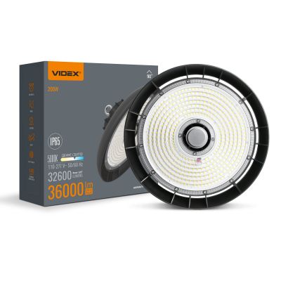 LED High Bay Light VIDEX HB01 200W 5000K 36000Lm 220V Black
