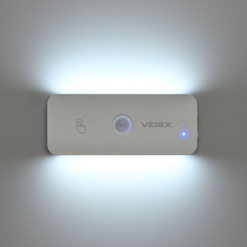 LED RECHARGEABLE NIGHT LIGHT with MOTION SENSOR VIDEX VL-NL053W-S