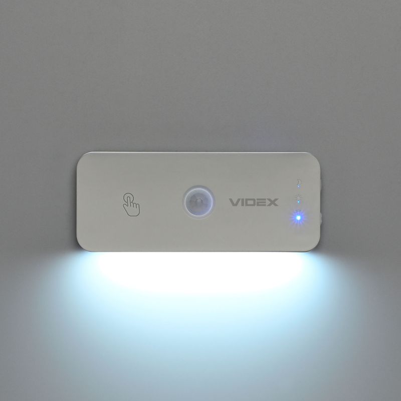 LED RECHARGEABLE NIGHT LIGHT with MOTION SENSOR VIDEX VL-NL053W-S