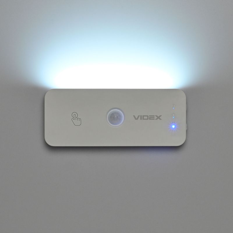 LED RECHARGEABLE NIGHT LIGHT with MOTION SENSOR VIDEX VL-NL053W-S