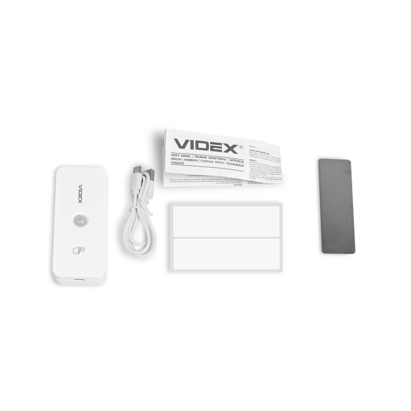 LED RECHARGEABLE NIGHT LIGHT with MOTION SENSOR VIDEX VL-NL053W-S