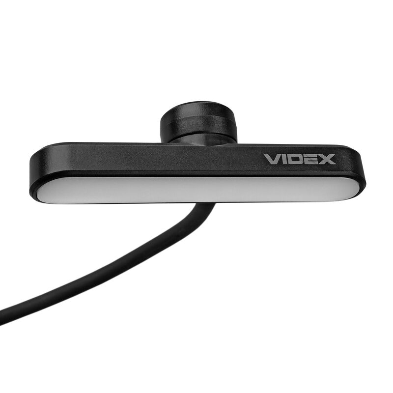 LED RECHARGEABLE READING LAMP VIDEX VL-NL134B Black