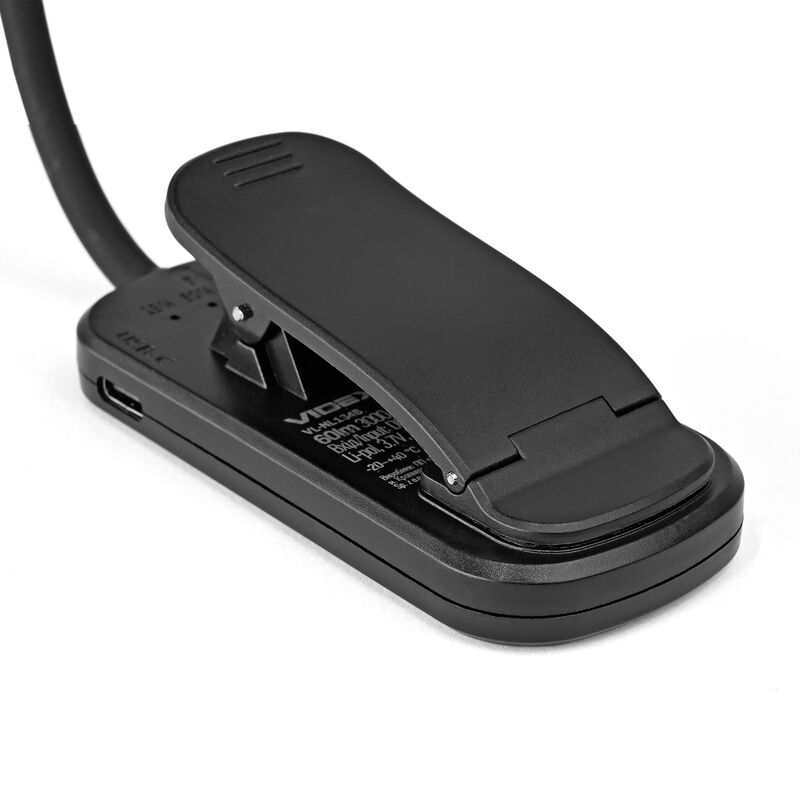 LED RECHARGEABLE READING LAMP VIDEX VL-NL134B Black